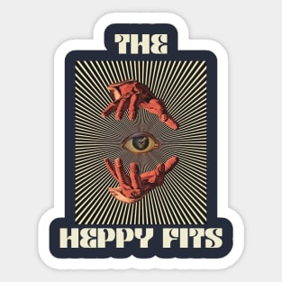 Hand Eyes The Heppy Fits Sticker